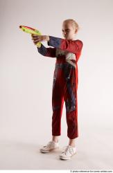 DENISA PILOT STANDING POSE WITH GUN